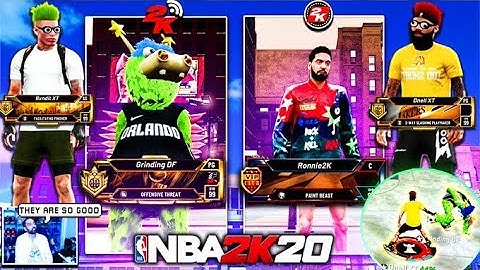 I Stream Sniped Ronnie & Grinding DF On NBA 2K20! DEMIGOD 2-WAY SLASHING PLAYMAKER BUILD NBA 2K20!