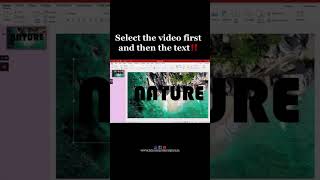 This is a great feature to start off your next powerpoint presentation with change the video & text