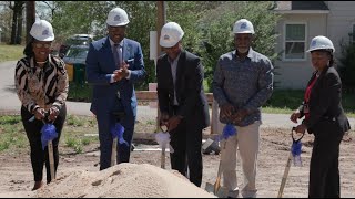 Ground Breaking of New Construction Project in Little Rock.