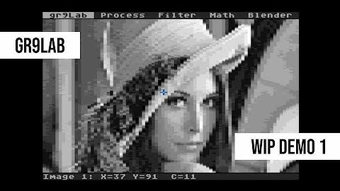 gr9Lab - image processing on Atari 8-bit computer (WIP demo 1)
