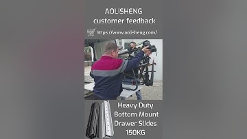 Bottom installation of heavy-duty drawer slides: Feedback from AOLISHENG customers