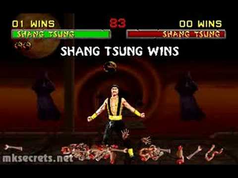 Mortal Kombat 2 arcade Shang Tsung Gameplay Playthrough 