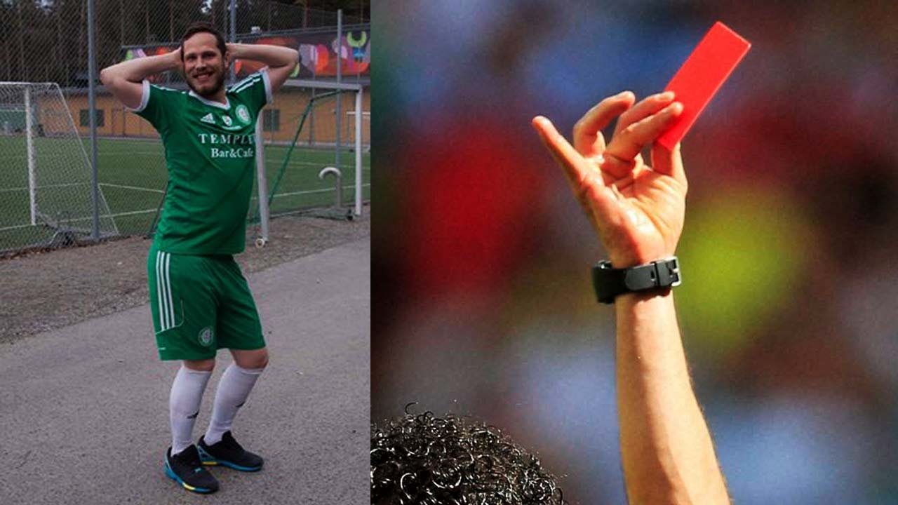 Hasil gambar untuk red card for farting