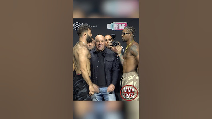 Roman Dolidze vs. Kevin Holland weigh in Face off | UFC 307 #kevinholland #ufc307