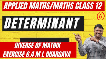Applied Maths class 12 | Determinant | Inverse of Matrix class 12 | 2023-24 | Gaur Classes