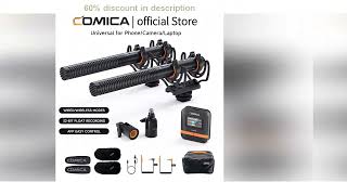 A must-have product #COMICA VM40 2.4G Super Cardioid Dual-Channel Wireless Shotgun Microphone,Wire