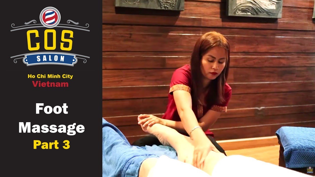 FOOT Massage Vietnam Barber Shop Part 3 - YouTube