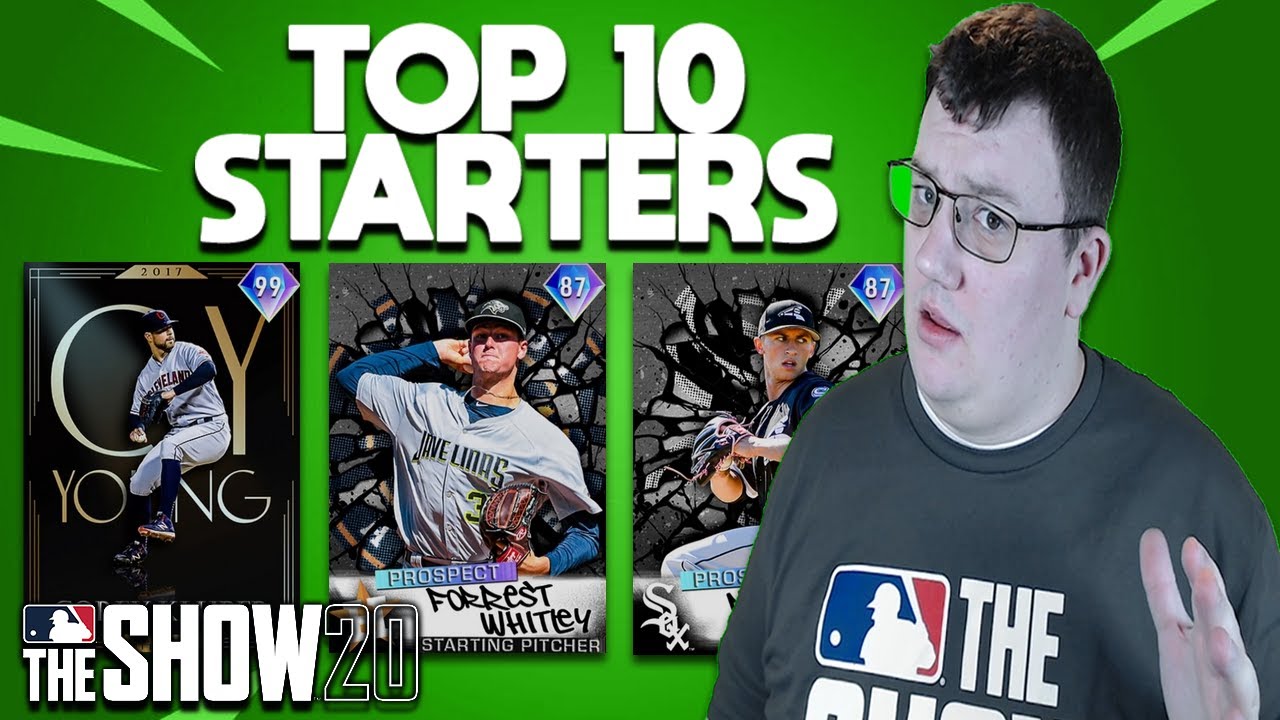 Top 10 Starting Pitchers MLB The Show 20 Diamond Dynasty YouTube