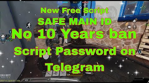 FREE SCRIPT! CODM GARENA|SAFE MAIN ID|NO 10 YEARS BAN|SAFEPLAY 💯|CITRUS CODM -SC EXPIRED 08/10/2022