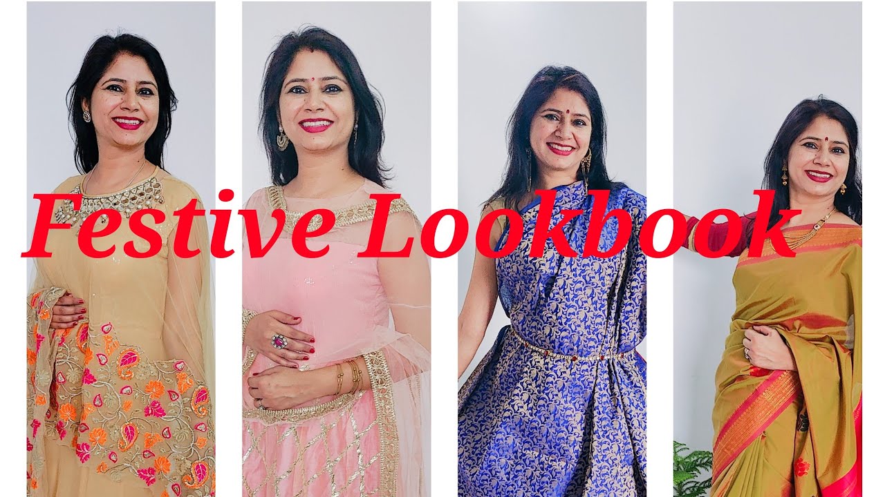 Festive  LookBook| by Gazzling Diva