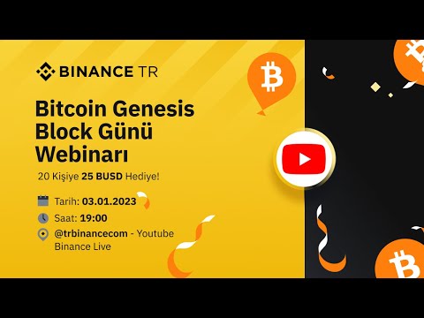 Bitcoin Genesis Block Günü Webinar