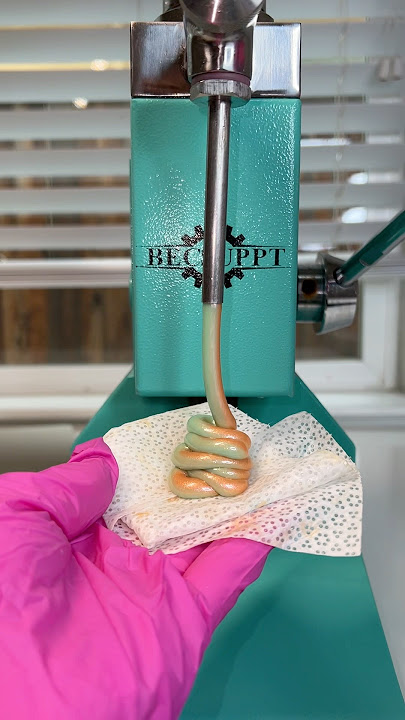 This is SO RISKY…👀🧡 Launching October 3rd! #lipglossbusiness #lipglossfilling