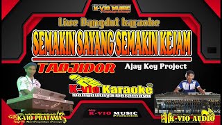 SEMAKIN SAYANG SEMAKIN KEJAM  KARAOKE VERSI TANJIDOR