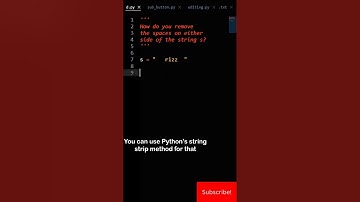 Python Strip