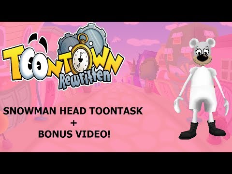 Toontown Rewritten - How to get a Snowman Head 2018 and 2020 | SNOWMAN HEAD TUTORIALS + BONUS VIDEO!