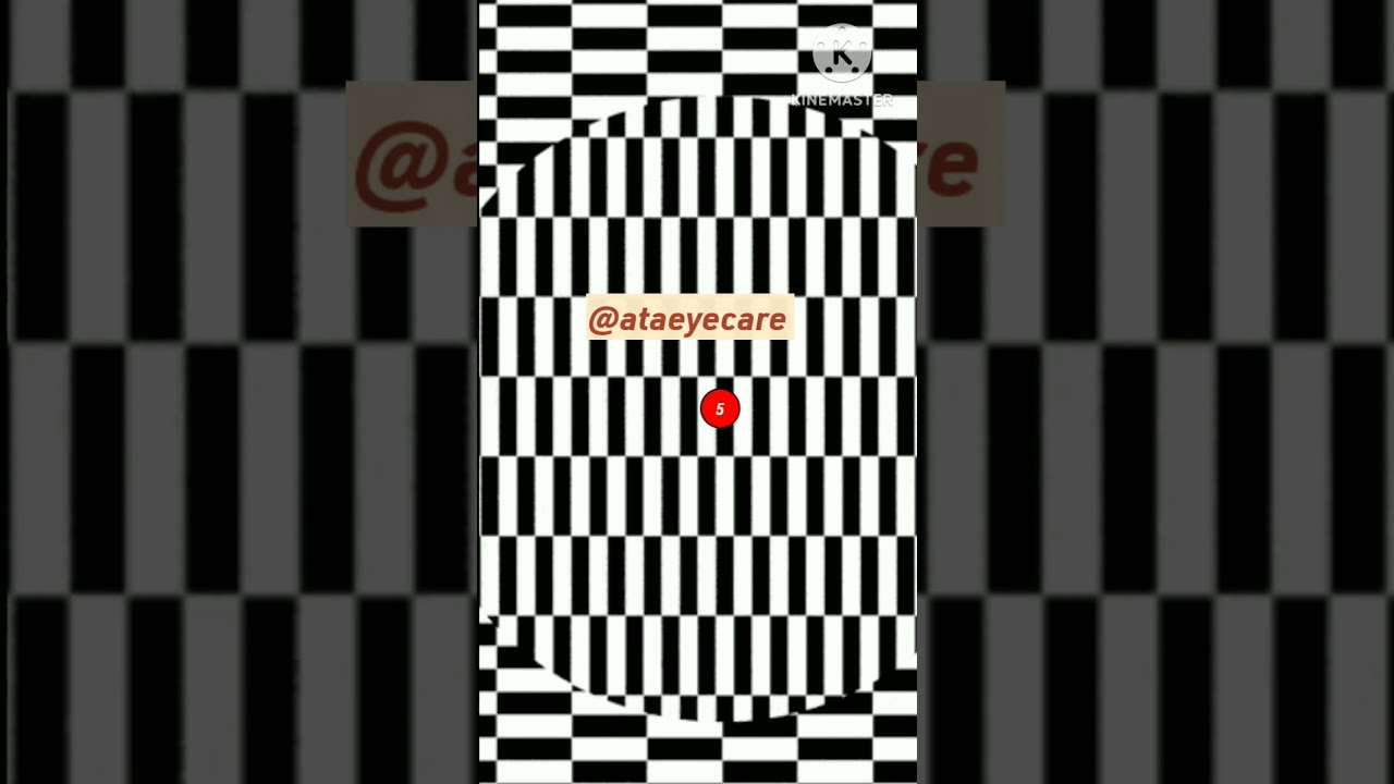 Eye relax excercise with Optical illusion @ataeyecare 