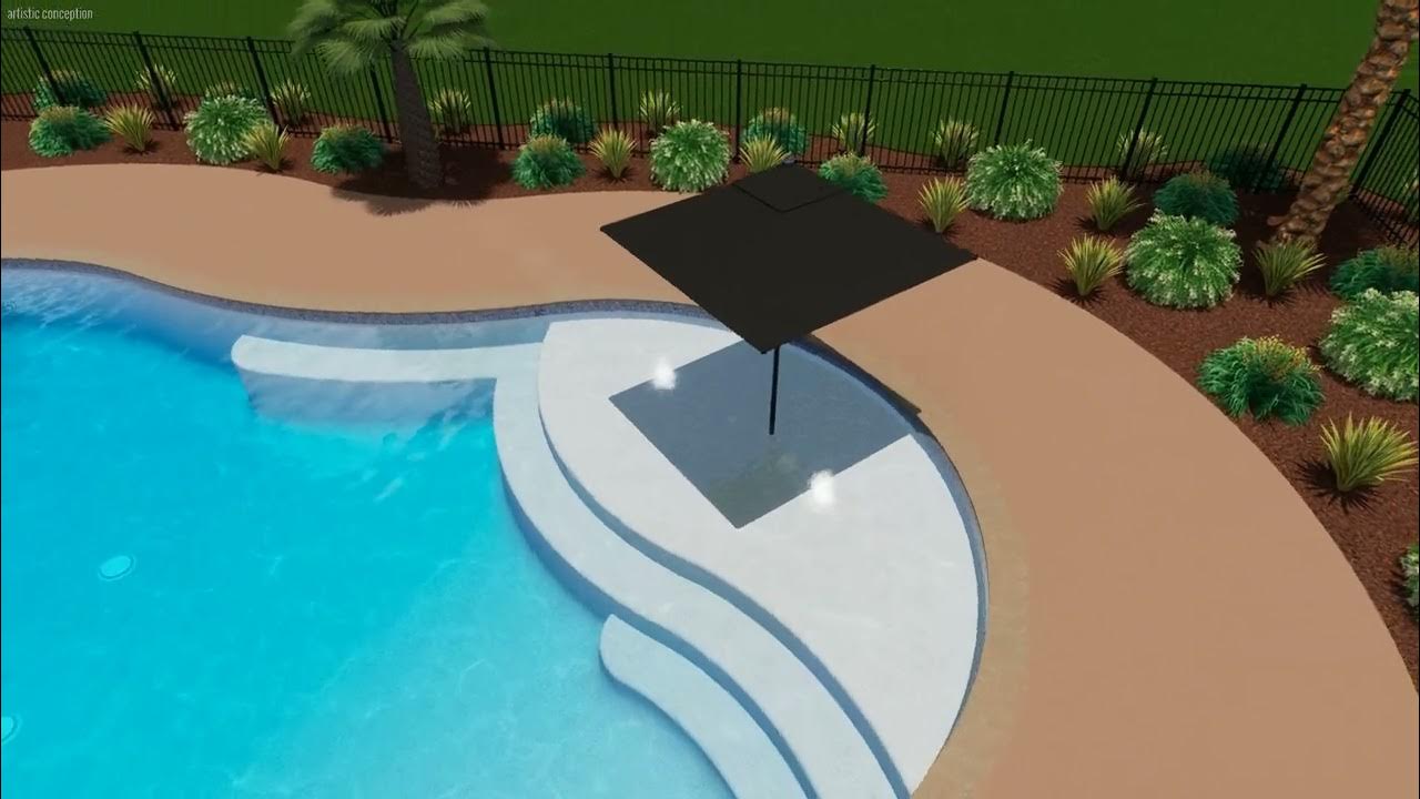 Weston Pool Design by Backyard Amenities YouTube