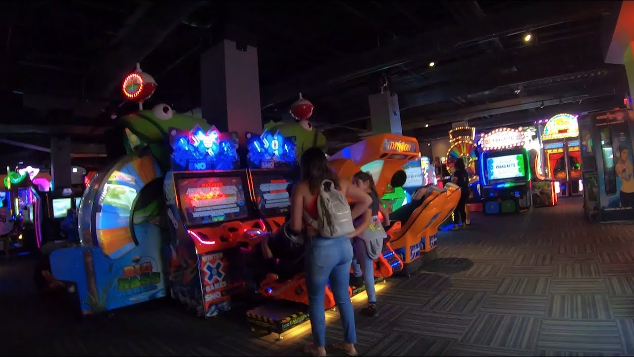 Video Game Arcade Tours - Gameworks - FULL VIDEO TOUR (Ontario, California)