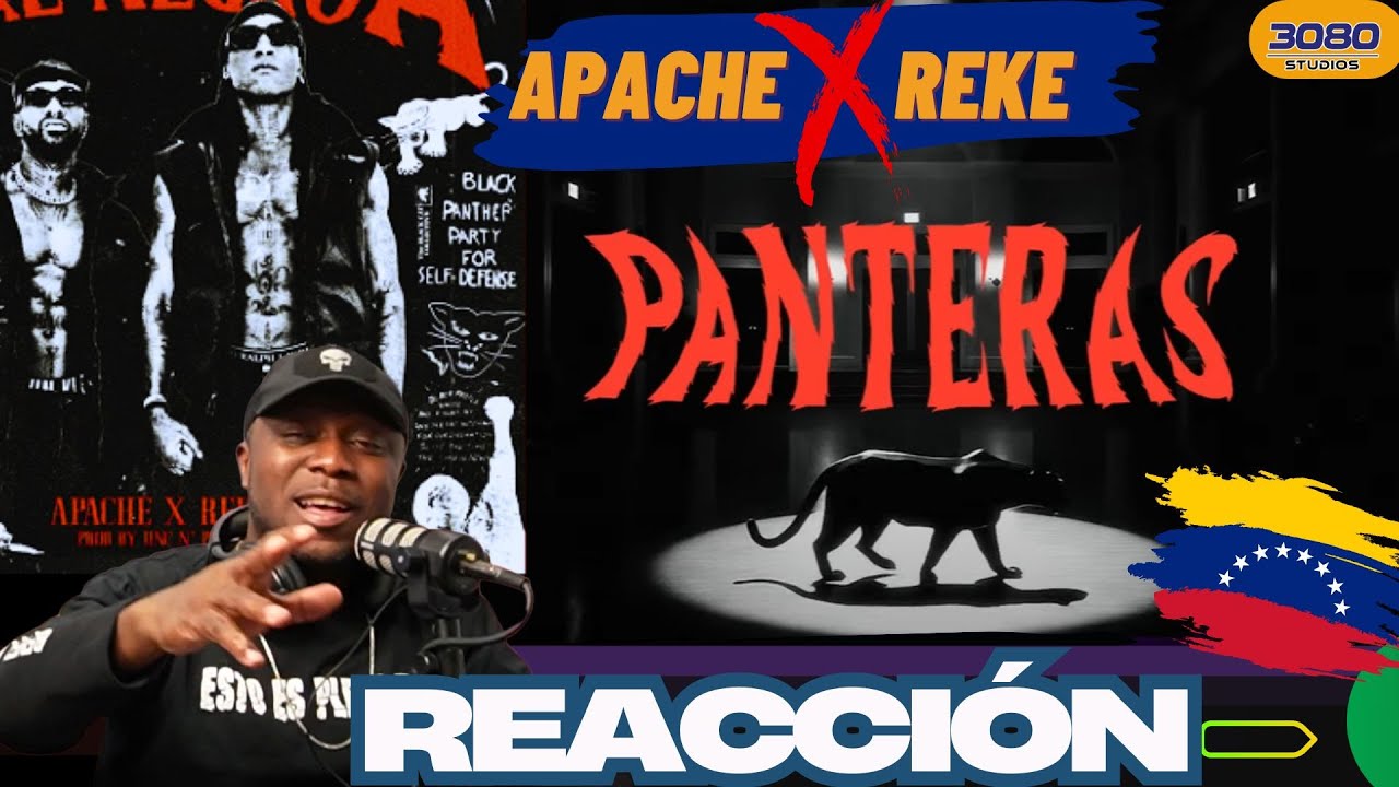|PANAMEÑO REACCIONA| Apache x Reke -   PANTERAS   (APUESTA AL NEGRO)   #rapvenezolano