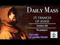 Daily Mass - Tuesday, October 4, 2022 - Fr. Andiy Egargo, Our Lady of Lourdes Church.