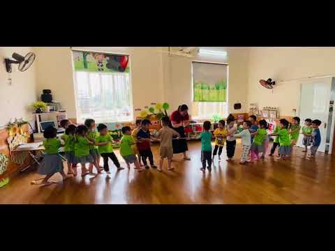 Trò chơi: Kéo co - Lớp 3 tuổi C