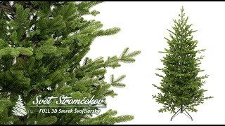 Umelý Vianočný Stromček Full 3D Smrek Švajčiarsky