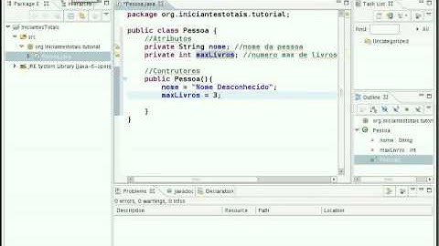 Eclipse e Java para Iniciantes Lição 1