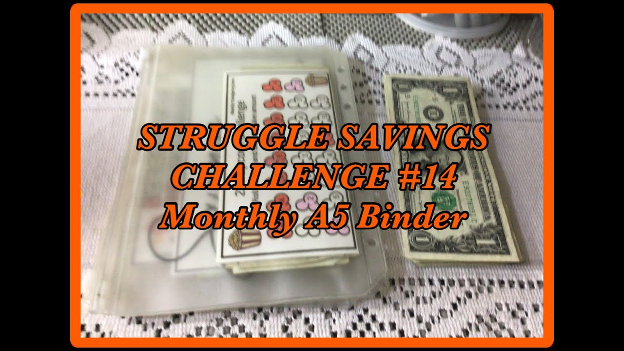 STRUGGLE SAVINGS #14: Monthly Savings/Home Bank Savings 