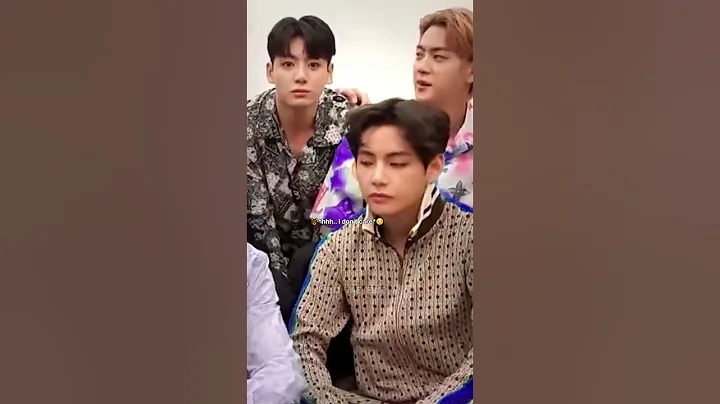 jungkook🐰gets scared of taehyung's🐻anger😰#bts#shorts