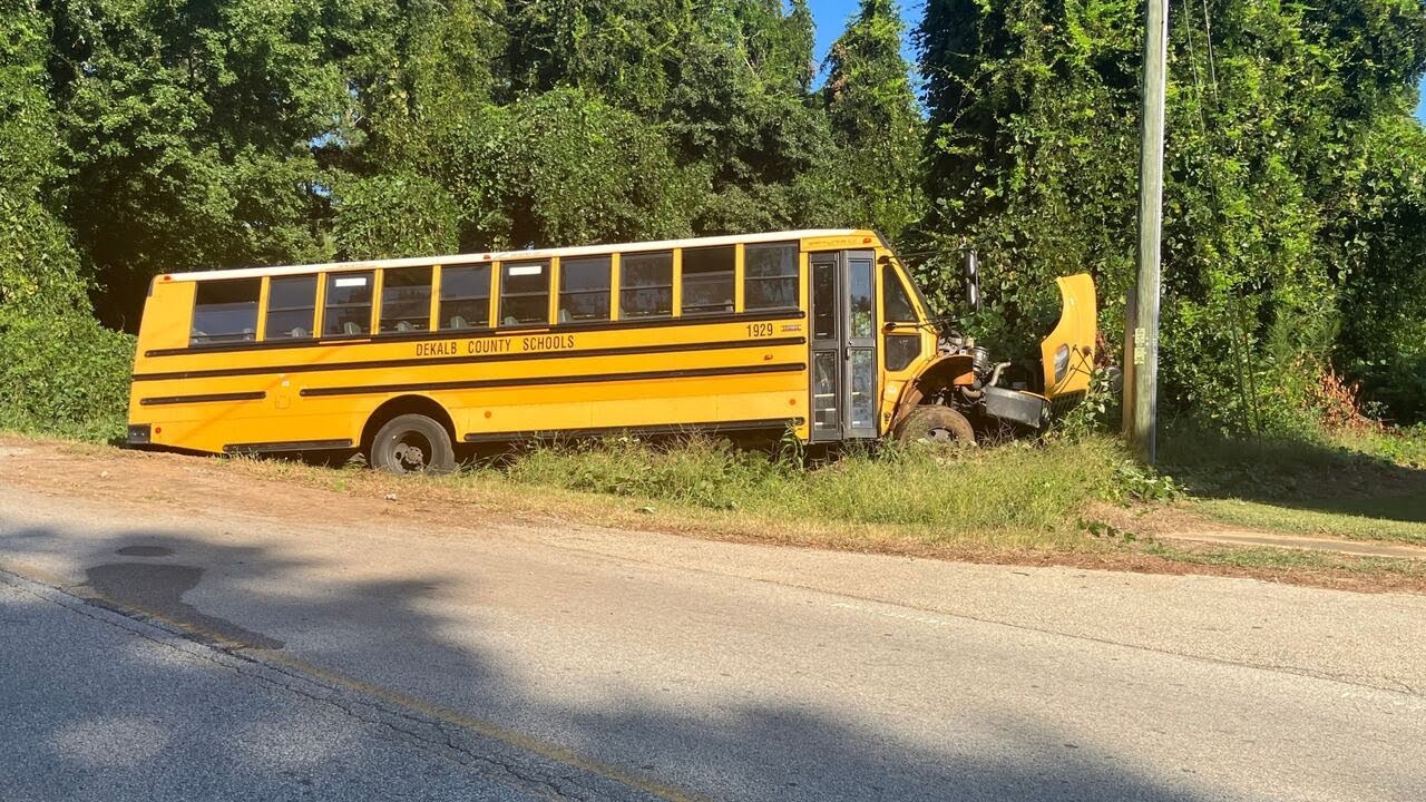 Students taken to the hospital after school bus crash in DeKalb County ...