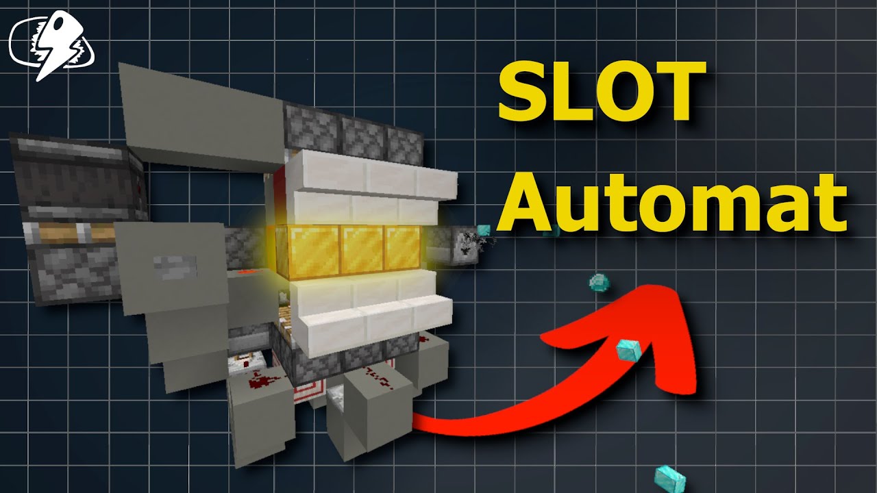 SLOT MACHINE in Minecraft bauen [EASY TUTORIAL MCPE] - YouTube