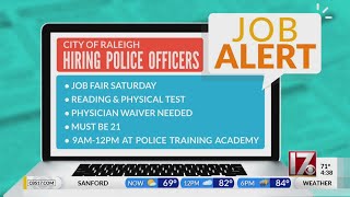 CBS 17 Job Alert - City of Raleigh police officer job fair
