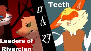 2 New MAP Parts - Teeth,Leaders of Riverclan