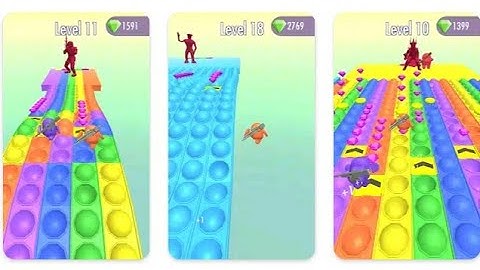 Pop It Rush 3D: Blob Run Android Gameplay