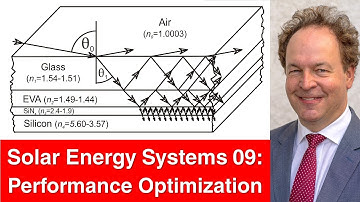 Solar Electric Energy Systems 09 - PV Performance Optimization