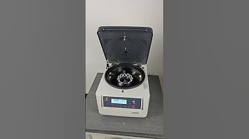 TD4 GYNTEX Tabletop Low Speed Centrifuge video 1 39s Overview +Turn on +Open +Manual open