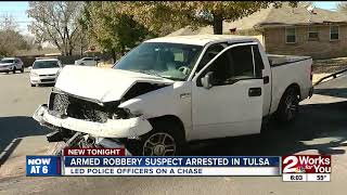 Suspect arrested after leading TPD on pursuit