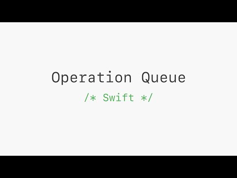 Video: Che cos'è NSOperation e NSOperationQueue in iOS?