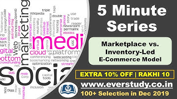 Marketplace vs. Inventory-Led E-Commerce Model|5 Minutes Series|UGC NET Commerce|UGC NET Management