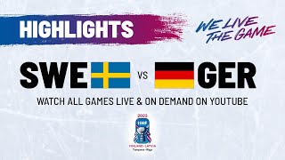Highlights | Sweden vs. Germany | 2023 #IIHFWorlds