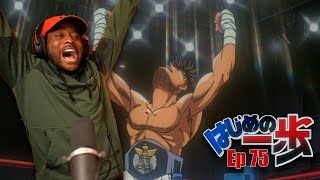 The Ippo Vs Sendo Rematch Was Amazing | Hajime No Ippo Episode 75 | Reaction