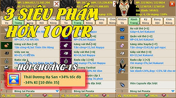 Ngọc Rồng Online - Sét TXH nội tại khủng hồi choáng 1 giây ...Đầu năm ra đi 3 siêu phẩm