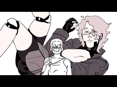 Blurred Lines meme (signalis OC)