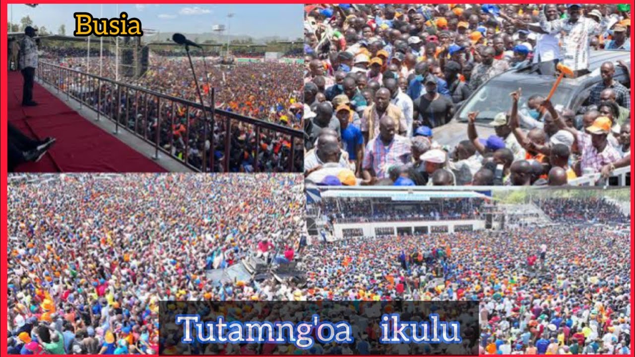 RUTO Kwisha !! Unbelievable RAILA , UHURU Heroic Reception in BUSIA ...