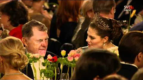 Swedish princess Victoria with Richard Heck, Nobel...