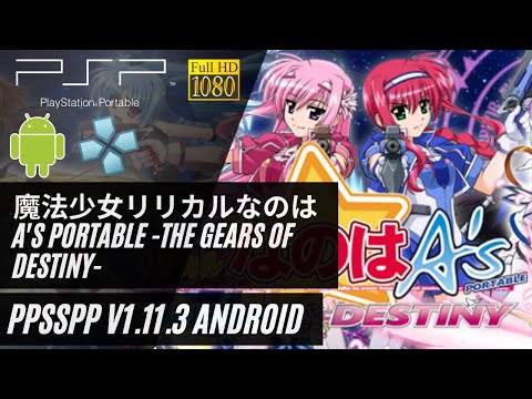 PPSSPP 1.11.3 Android | Magical Girl Lyrical Nanoha A's