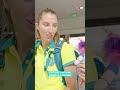 Welcoming the Aussie Diamonds Netball team to Glasgow! 🇦🇺💎