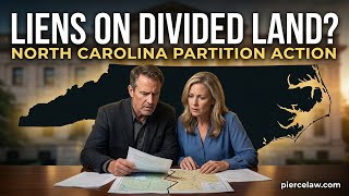 What happens to liens if co-owned property is divided? | NC