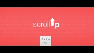 Page scroll up scroll up scrollup.js and jquery