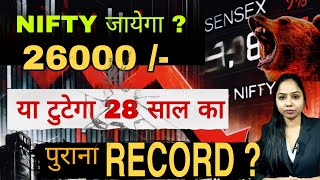 NIFTY IN DANGER ZONE OR or it will reach 26000 ?